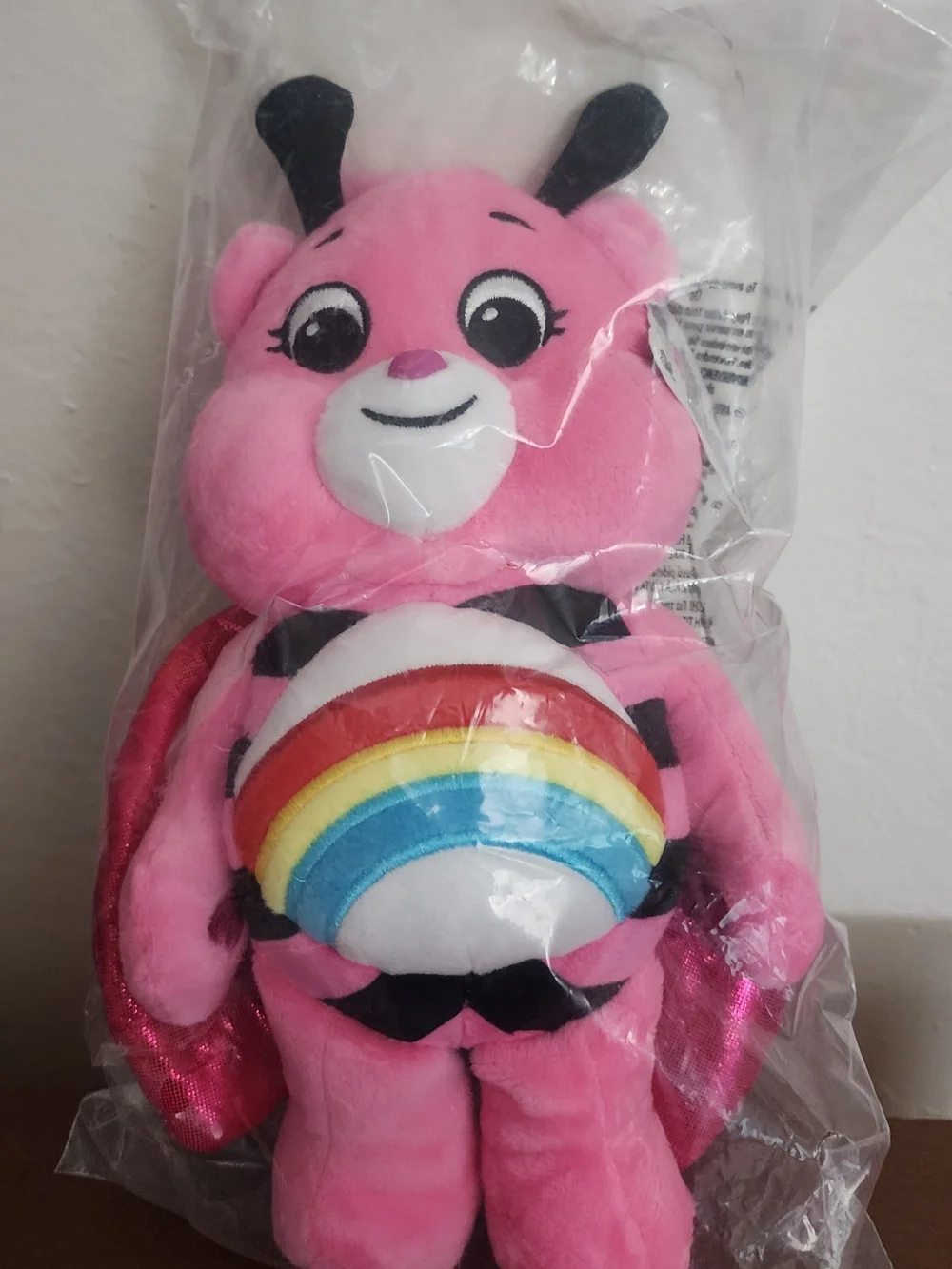 Care Bears Pink Rainbow Ladybug Plush Toy - Kids Toys